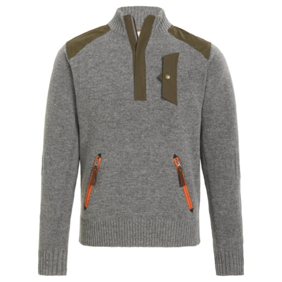 Men’s Original Alpine Guide Sweater Gray XL Wool Blend Waxed Cotton - Picture 1 of 13